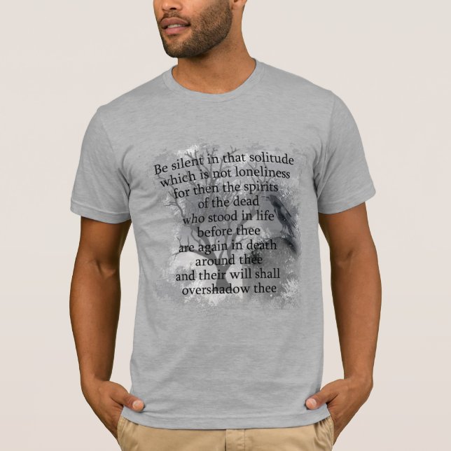 Camiseta Edgar Allan Poe Spirits of the Dead Halloween Poem (Anverso)
