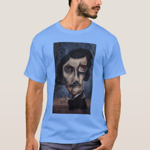 Camiseta Edgar Allan Poe surreal gótico terror divertido