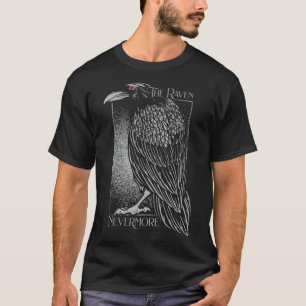 Camiseta Edgar Allan Poe The Raven Nevermore T-ShirtEdgar A