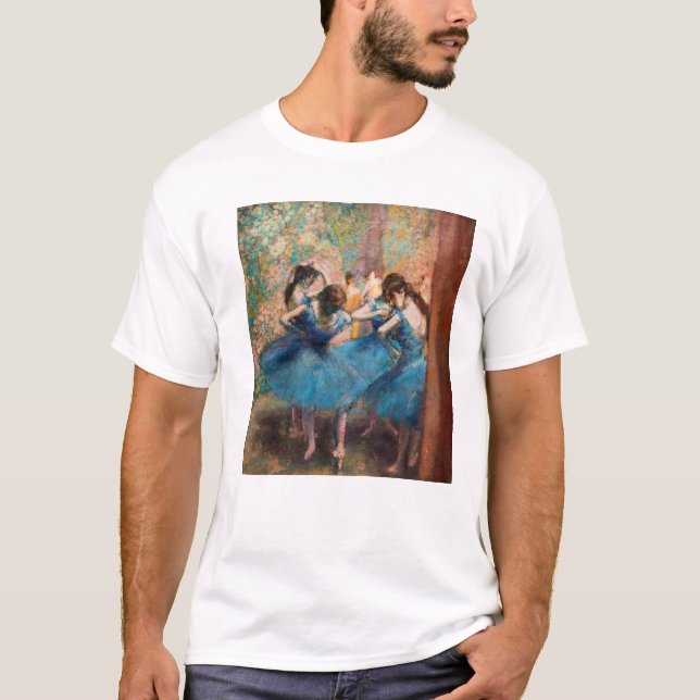 Camiseta Edgar Degas - Bailarinas de azul (Anverso)