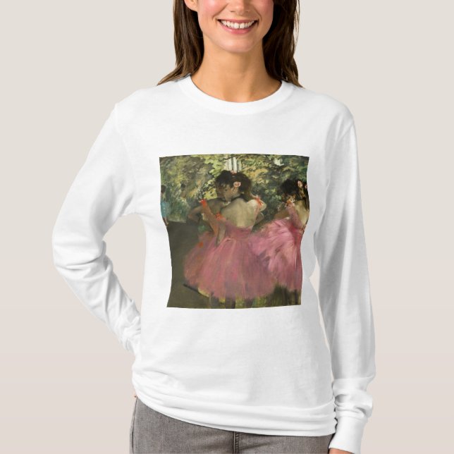 Camiseta Edgar Degas - Bailarinas De Rosa (Anverso)