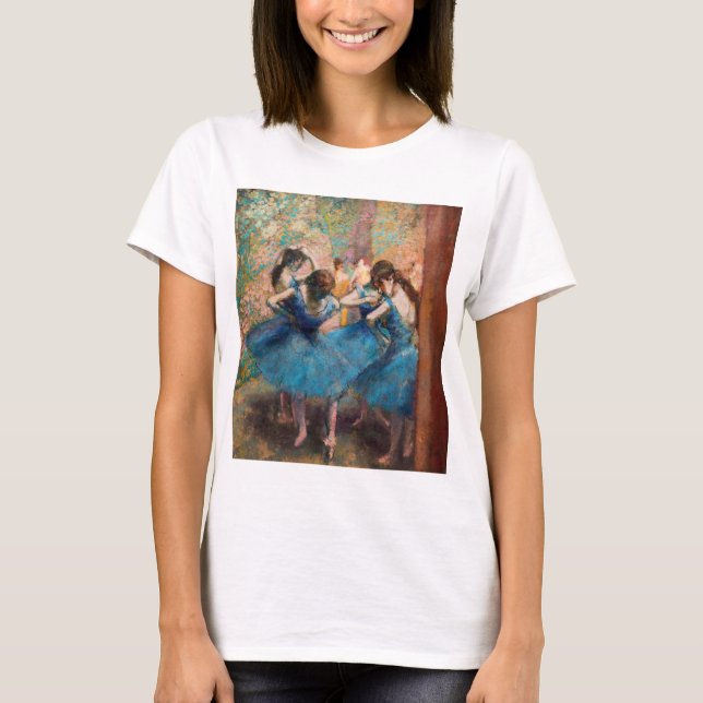 Camiseta Edgar Degas - Bailarinas en azul (Anverso)
