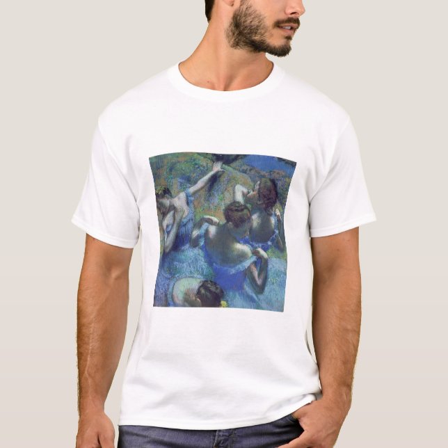 Camiseta Edgar Degas| Bailarines azules, c.1899 (Anverso)
