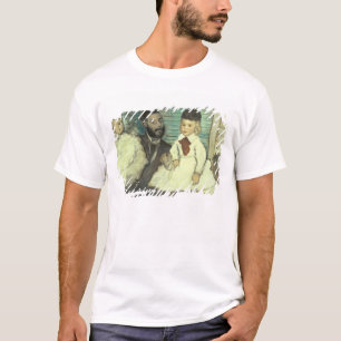 Camiseta Edgar Degas el   Comte Le Pic y sus hijos