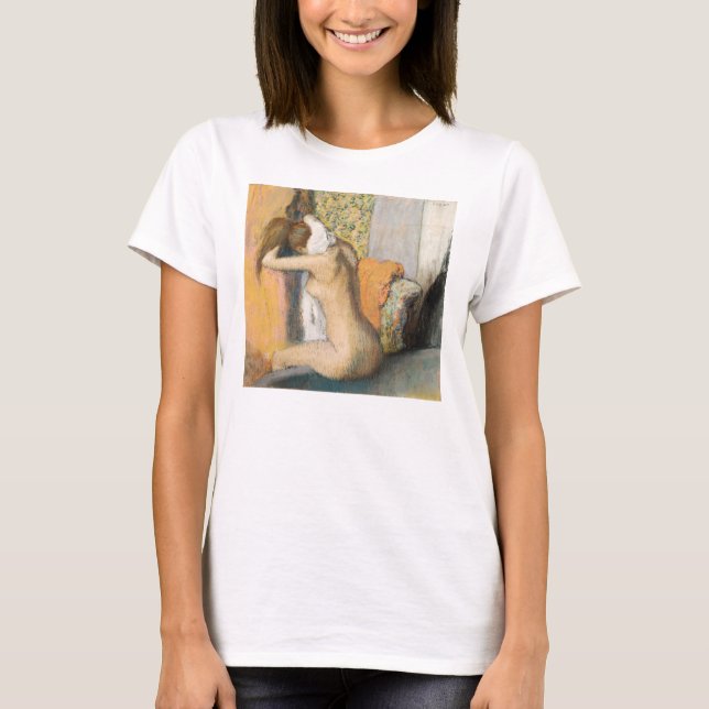 Camiseta Edgar Degas el | después del baño, cuello de (Anverso)