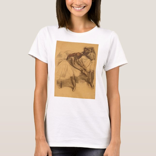 Camiseta Edgar Degas el | dos bailarines (Anverso)