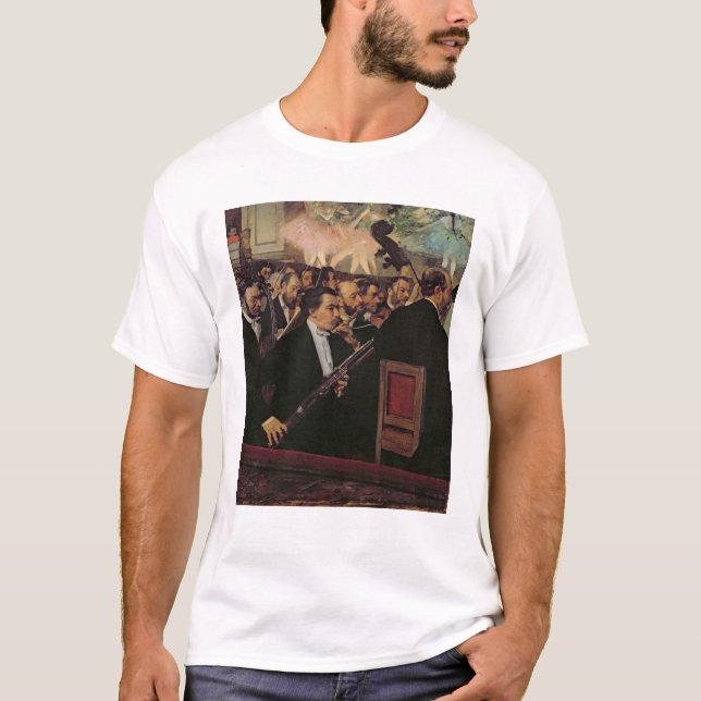 Camiseta Edgar Degas el | la orquesta de la ópera, c.1870 (Anverso)
