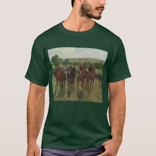 Camiseta Edgar Degas el | los jinetes (Anverso)