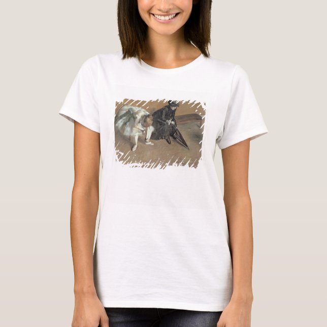 Camiseta Edgar Degas | En espera, c.1882 (Anverso)