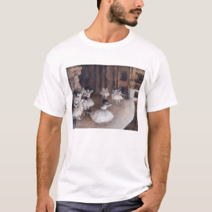 Camiseta Edgar Degas - Ensayo de ballet en el escenario