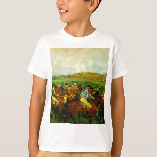 Camiseta Edgar Degas Horseback Riding (Anverso)