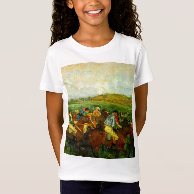 Camiseta Edgar Degas Horseback Riding (Anverso)