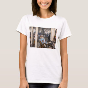Camiseta Edgar Degas - Mujeres en una terraza de café por l