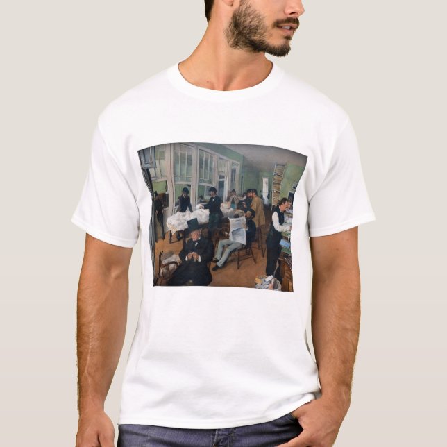 Camiseta Edgar Degas - Oficina de algodón en Nueva Orleans (Anverso)