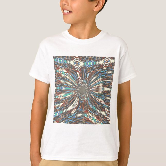 Camiseta Edgy African Urban Pop Art Resumen Diseño Óptico (Anverso)