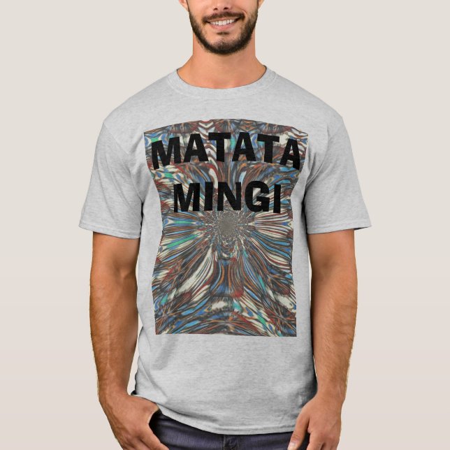 Camiseta Edgy African Urban Pop Art Resumen Diseño Óptico (Anverso)