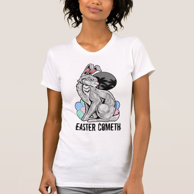 Camiseta Edgy Easter Bunny Easter (Anverso)