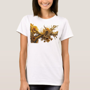 Camiseta Edgy Gold ABSTRACT ART Statement