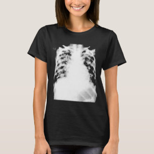 Camiseta Edgy Gothic Alt Clothing Ribcage Grunge Steetwear