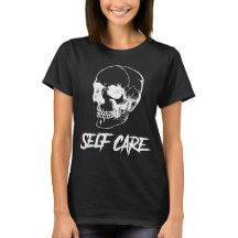 Camiseta Edgy Skull Self-Care