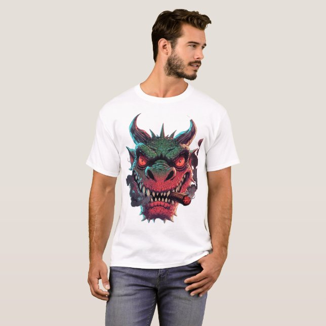 Camiseta Edgy Urban Fantasy Character graphic (Anverso completo)