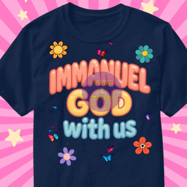 Camiseta (Edición 2) Immanuel - DIOS con nosotros - Cristia (Subido por el creador)