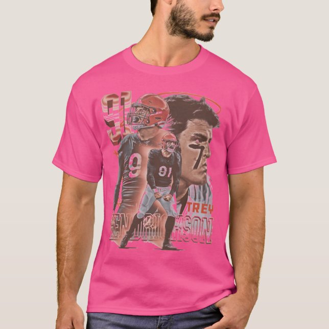Camiseta Edición clásica de Trey Hendrickson Cincinnati (Anverso)
