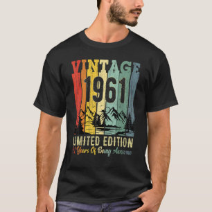 Camiseta Edición de 1961 de 61ª fiesta de cumpleaños