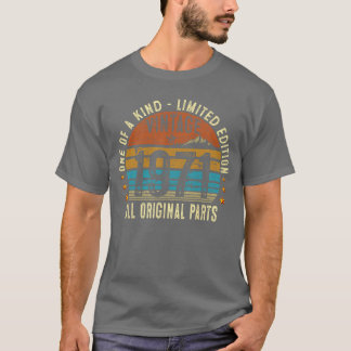 Camiseta Edición de 1971 55 años hombres mujeres cumpleaños