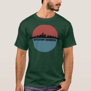 Camiseta Edición de envío WW2 de Bismarck