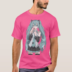 Camiseta Edición de Hatsuno Miku Schoolgirl