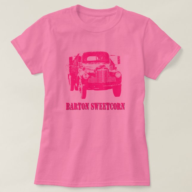 Camiseta Edición de las chispas del camión del maíz (Diseño del anverso)
