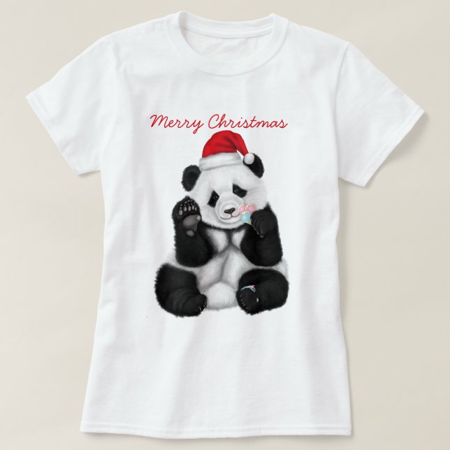 Camiseta Edición de navidades Baby Panda (Diseño del anverso)