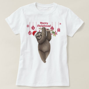 Camiseta Edición de navidades Hanging Sloth