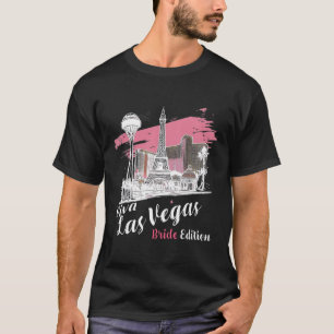 Camiseta Edición de novia de Las Vegas Celebración de Las V