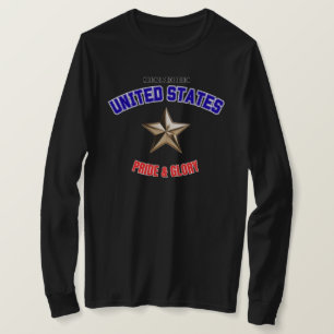 Camiseta Edición de Orgullo Nacional USA Mujer Manga Larga