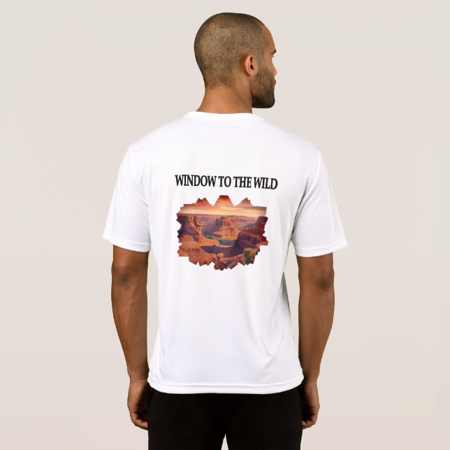 Camiseta Edición de Ropa Urbana Abstract Wilderness (Reverso completo)