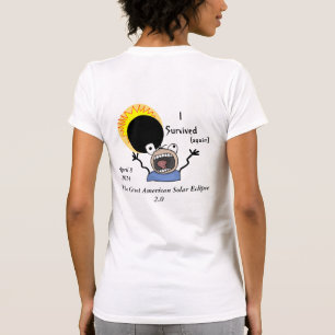 Camiseta Edición de Supervivencia de Eclipse Solar 2024