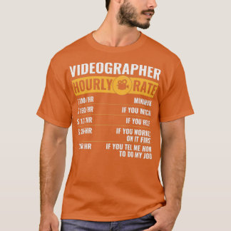 Camiseta edición de vídeo de definición de vídeo