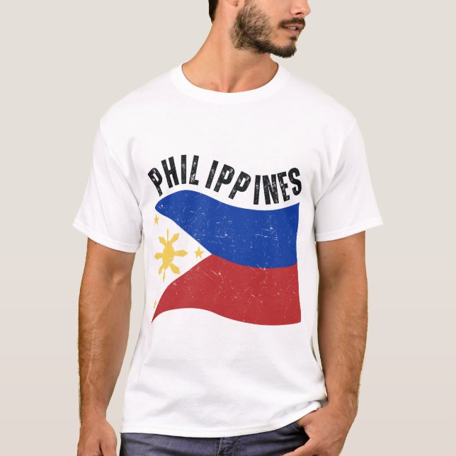 Camiseta Edición del Orgullo de la Bandera de Filipinas Vin (Anverso)