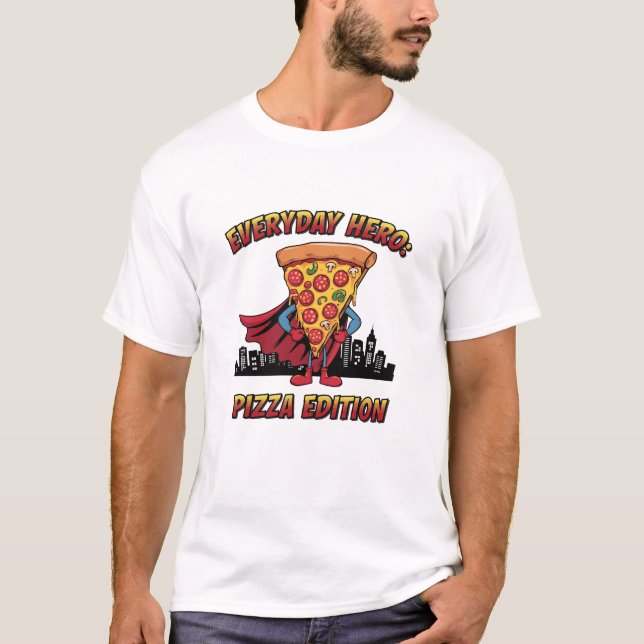 Camiseta Edición diaria de Hero Pizza (Anverso)