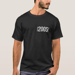 Camiseta Edición especial para hombres cumpleaños 18 2005 C