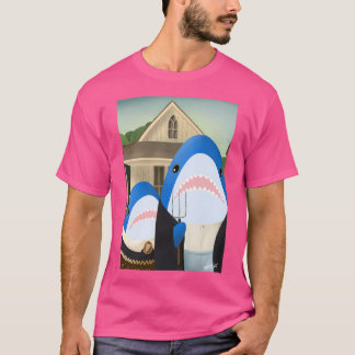Camiseta Edición estadounidense gótica de Blahajshark