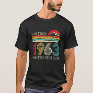 Camiseta Edición Limitada 1963 58 Años De Edad 58A Cumpleañ