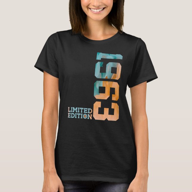 CAMISETA EDICIÓN LIMITADA 1963 59 AÑOS 59º CUMPLEAÑOS PRIMA (Anverso)