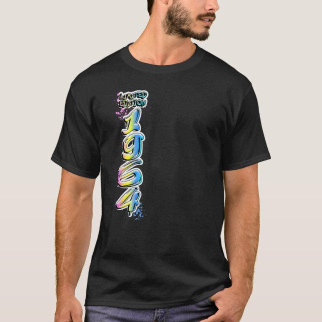 Camiseta Edición Limitada 1964 Graffiti Premium (Anverso)