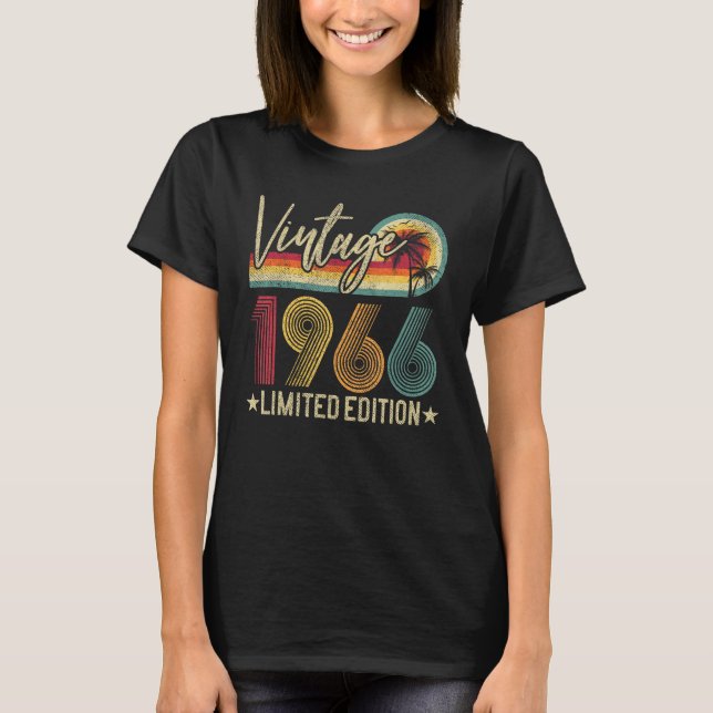 Camiseta Edición limitada 1966 59º regalo de cumpleaños 59  (Anverso)