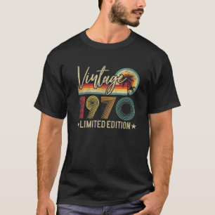 Camiseta Edición Limitada 1970 52º Cumpleaños 52 Años Ga