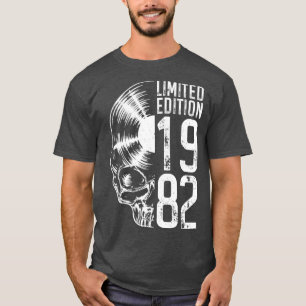 Camiseta Edición Limitada 1982 Vintage Vinyl Record Lover G