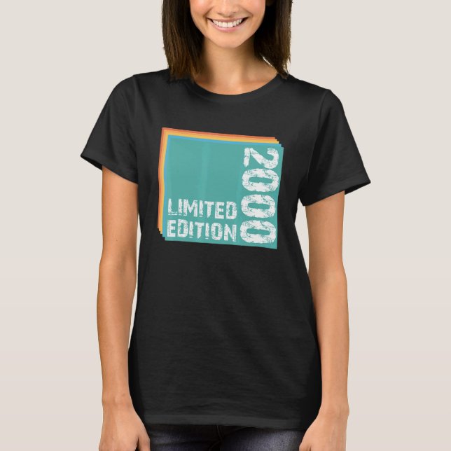 Camiseta Edición limitada 2000 Cumpleaños (Anverso)